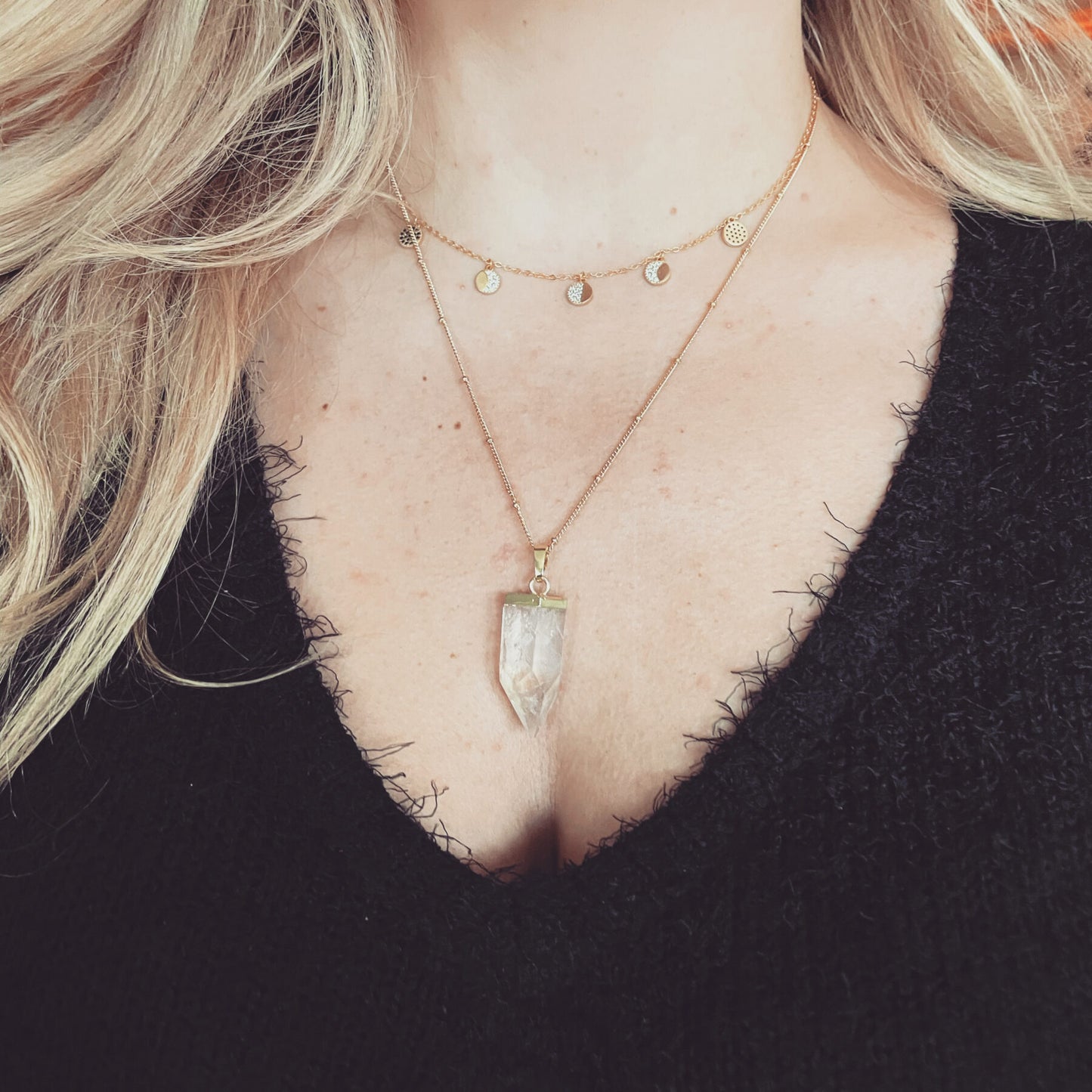 CLEARANCE SALE!'It's Just a Phase' Moon Phase Necklace