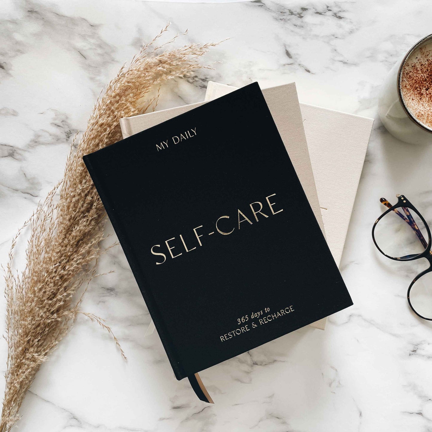 CLEARANCE My Daily Self-Care in Black + Gold Foil