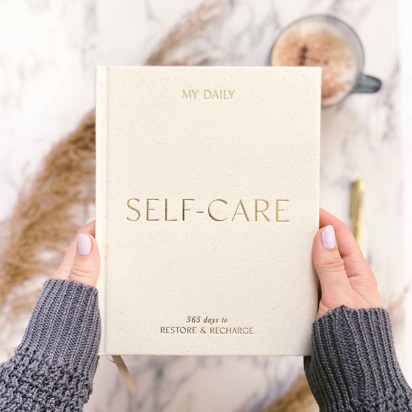 My Daily Self-Care, Almond + Gold Foil
